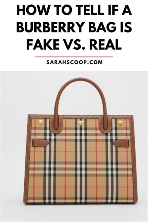 burberry bag fake how to tell|Real vs. Fake Burberry purse. How to spot fake Burberry bag  .